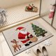 thumbnail image 1 of Felpudo Navideño de Punto para Baño | Felpudo Absorbente Multicolor con Base Antideslizante | Alfombra de Poliéster de Terciopelo Cristal Suave | Decoración Navideña para La Entrada Del Baño y El Sue, 1 of 6
