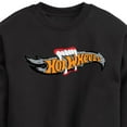 thumbnail image 3 of Hot Wheels - Halloween - Logo Bitten With Fangs - Toddler & Youth Crewneck Fleece Sweatshirt, 3 of 5
