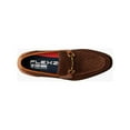 thumbnail image 4 of Stacy Adams Brinkley Moc Toe Bit Slip-On Dress Shoes Tan 25711-240, 4 of 7