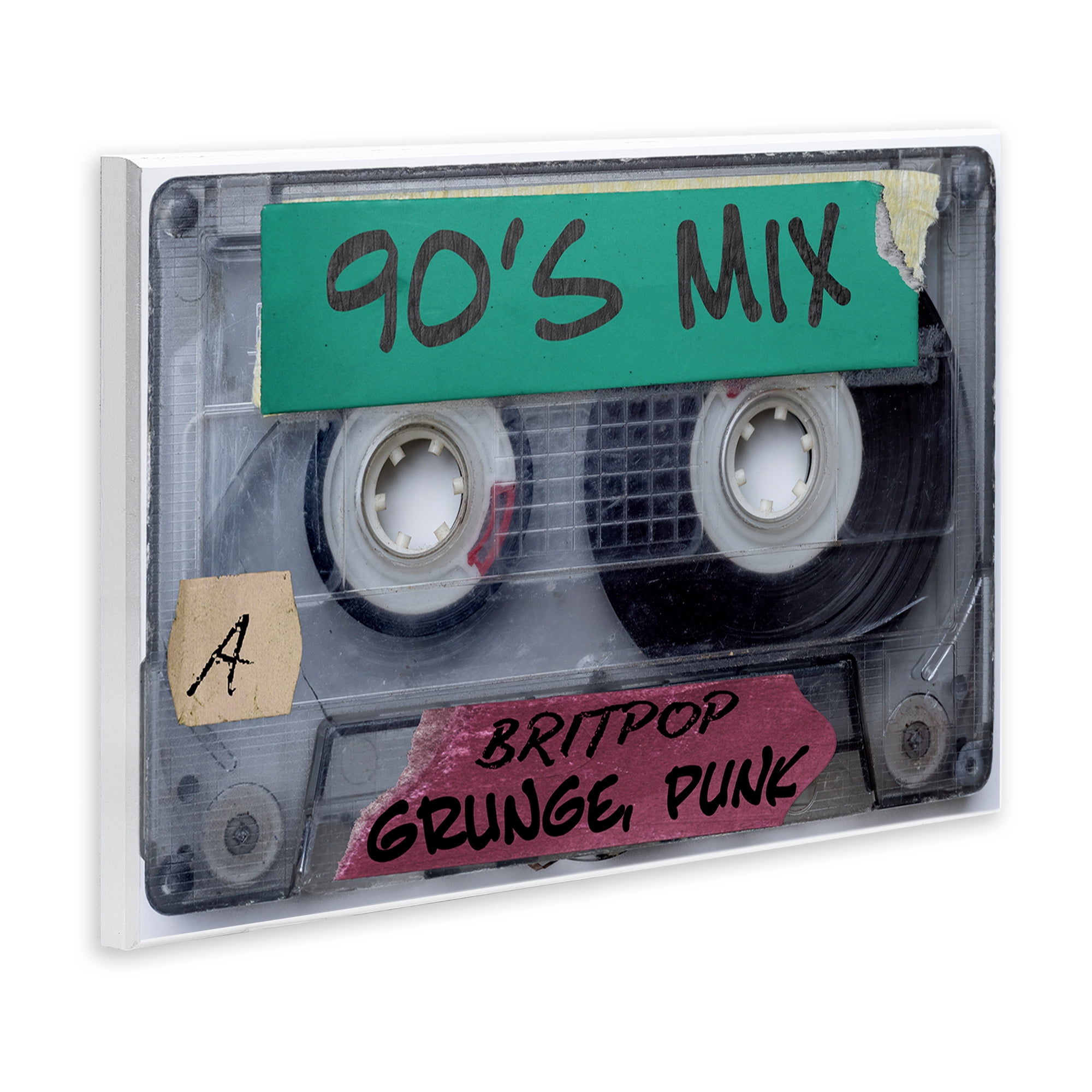 Stupell Industries Retro 90s Mix Cassette Wall Plaque Art, design by Annabelle Hall