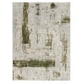 thumbnail image 3 of 4â€™ x 6â€™ Green and Ivory Distressed Area Rug, 3 of 7