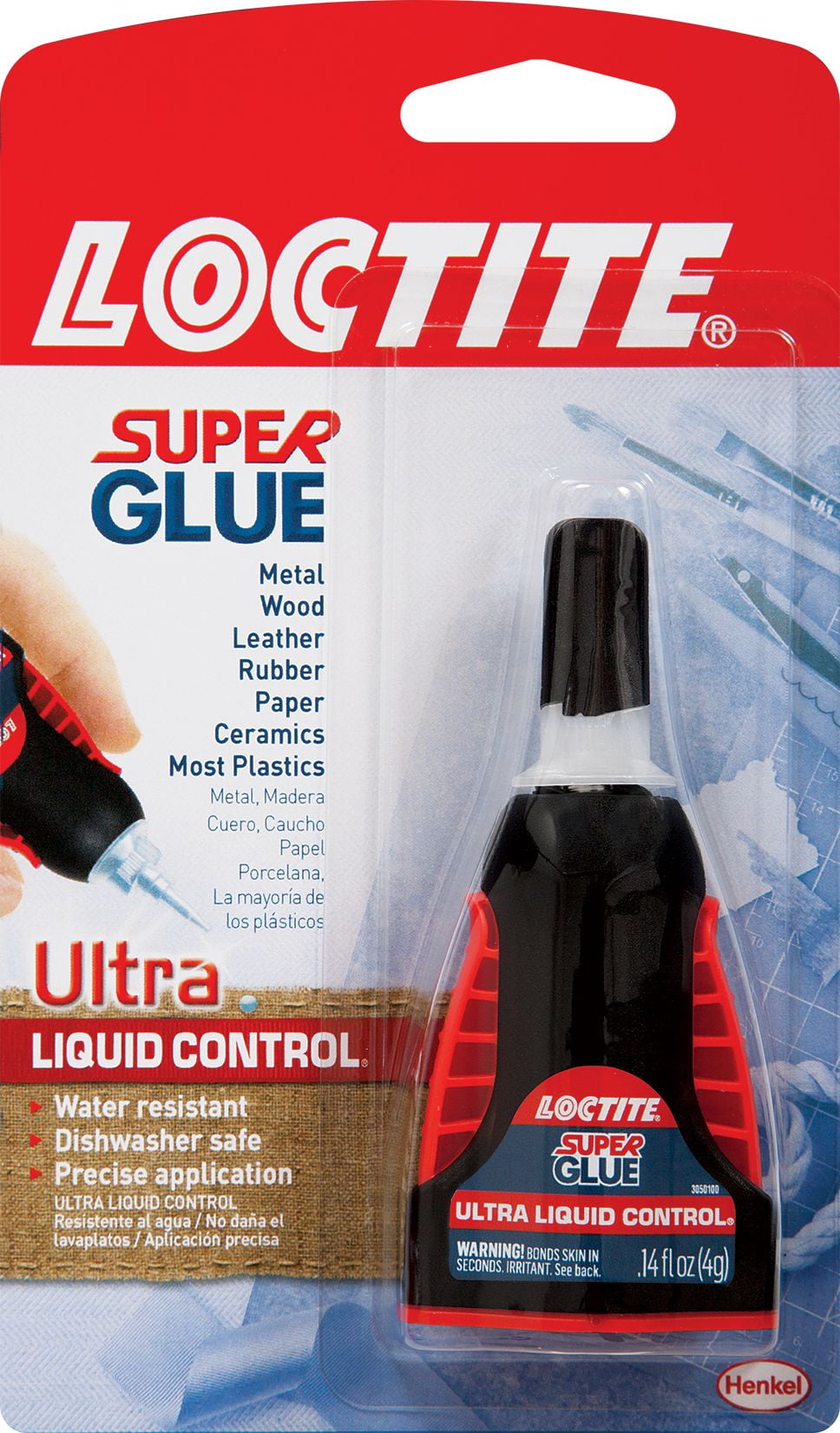 Loctite Super Glue Liquid Control, 0.14 fl oz Bottle