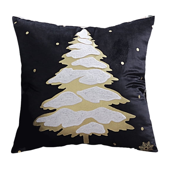 Vikakiooze Christmas Soft Weave Pillowcases Standard Size Breathable Skin-Friendly Pillow Shams Decorative Weave Pillow Case Covers