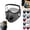 Gray, variant on Thermal Winter Cycling and Running Face Mask with Removable Lens, Polyester Breathable Dust-proof Riding Face Cover for Outdoor Sports and Motorcycle Biking, 13.77" x 6.29" (Navy)