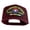 Maroon, variant on 9th Infantry Division Vietnam Veteran Patched Solid Cotton Twill 5 Panel Prostyle Snap Cap - Black OSFM