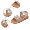 thumbnail image 4 of OSOLU Toddler Girls Sandals Kids Breathable Lightweight Casual Outdoor Summer Shoes For Daily Wear School Playground Comfortable Footwear（2 8Y） Infants Versatile Shoes, 2.5-3 Years, 4 of 8
