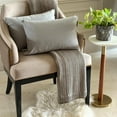 thumbnail image 4 of Light Gray Luxury Lumbar Pillow Cover 20"x26" | Pack of 2 Modern Velvet Oblong Pillow Cover Solid | Plain Solid Pillowcases for Bed, Couch & Sofa, Modern Home Décor - Light Gray Velvet Dream, 4 of 9