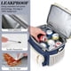 thumbnail image 3 of Lunch Box BAGNN, bolsa térmica grande con aislamiento de 16 litros, azul y blanca, 3 of 9
