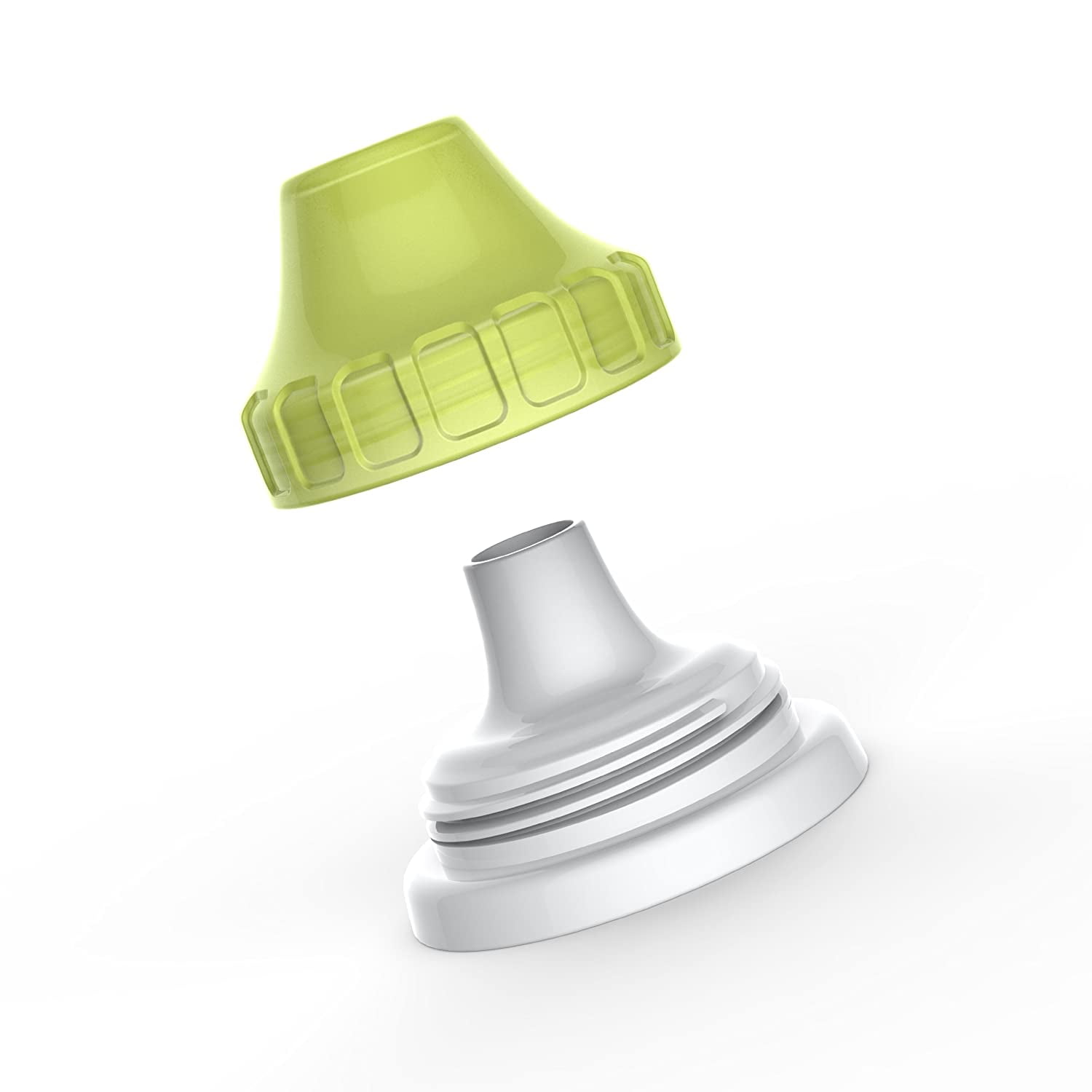 Kiinde Foodii Reusable Snack Spout Attachments for Homemade Puree Squeeze Pouches, Easy and Convenient Food Maker System for Babies and Toddlers, 2-Pack