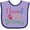 Lavender and Purple, variant on Inktastic I Love My Grampy Grandchild Boys or Girls Baby Bib