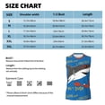 thumbnail image 6 of Bixox Men's Shark With Sunglasses and Lobste Printed Shirt Sleeveless Fitness Tank Top-XX-Large, 6 of 7
