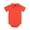 Orange, variant on QNANSPI Baby Boys and Girls Romper, Toddler One Piece Jumpsuit, Unisex Baby Turn Down Collar Short Sleeve Romper Solid Color Jumpsuit for 0-24 Months Toddlers