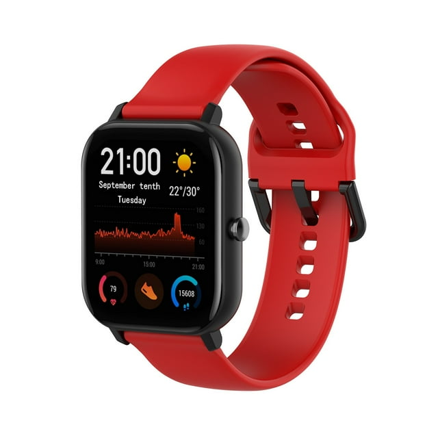 Kcodviy Silicone Sports Sweat Proof Wr309Le Solid Color Watch Band Women's Digital Watch with Convenient Adjustment and 24 Hour Watch Wide Compatibility Compatible with Smartwatch