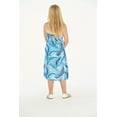 thumbnail image 3 of Robe Hawaïenne pour Fille en Palmiers Bleus Simples, 3 of 5