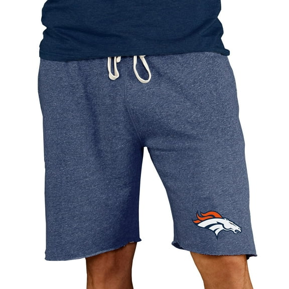 Men's Concepts Sport Navy Denver Broncos Mainstream Terry Shorts