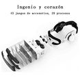 thumbnail image 2 of Lentes De Realidad Virtual Gafas 3d Vr Headset Y Controlador Negro con Blanco, 2 of 4