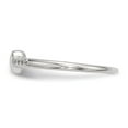 thumbnail image 3 of Sterling Silver CZ Heart Ring, 3 of 5