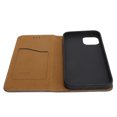 thumbnail image 3 of Caja magnética de la cubierta del tirón del cuero de la PU del teléfono móvil para IPhone 12/12Pro con el modelo de rejilla, 3 of 8