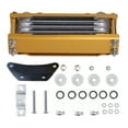 thumbnail image 5 of Kit de enfriador de aceite de motor universal, radiador dorado con accesorios de montaje para motocicleta Dirt Pit Bike ATV de 125cc-250cc, 5 of 5