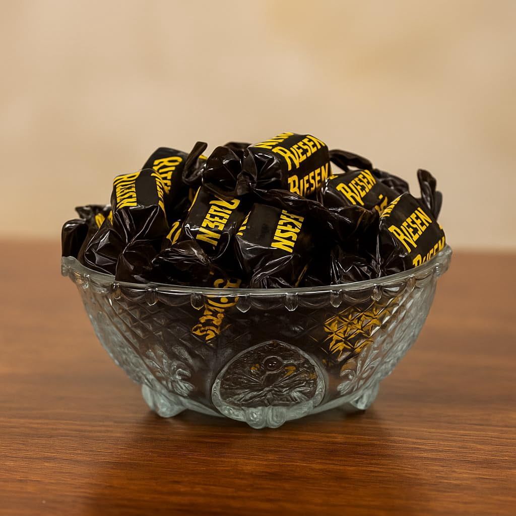 Riesen Chocolate Caramel Candies 1.5 lb Bag Individually Wrapped German Chewy Candy