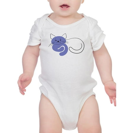 

Very Peri Lineart Cat Bodysuit Infant -Image by Shutterstock 6 Months