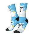 thumbnail image 2 of Uemuo Collie in Bathtub Pattern Women's Crew Socks, Soft Durable Breathable Moisture-Wicking with Odor Control Cotton socks, 2 of 9