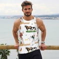 thumbnail image 6 of Salouo Cute Farm for Men's Tank Tops,Sleeveless Muscle Shirts for Men Quick Dry Workout Tank Top Gym Muscle Tee Fitness Bodybuilding Sleeveless T Shirt-X-Large, 6 of 7