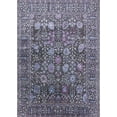 thumbnail image 1 of Ahgly Company Machine Washable Indoor Rectangle Industrial Modern Plum Purple Area Rugs, 8' x 12', 1 of 7