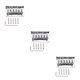 thumbnail image 4 of Greeniant Electric Guitars Bridge Instrument Bridges System Accessory Musical Repairing Playing for Concert Performance Rehearsal Type1, 4 of 6
