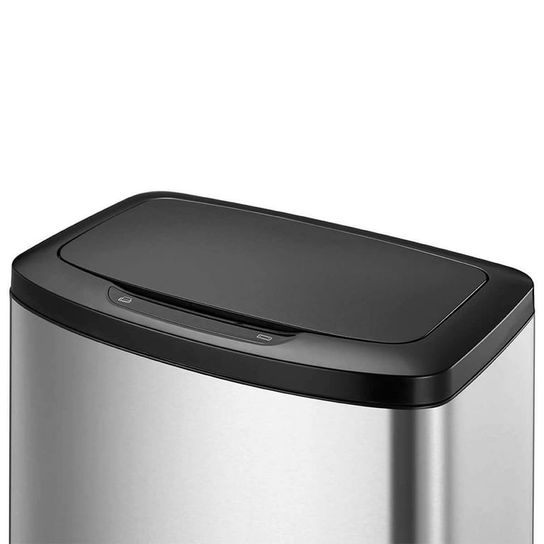 EKO 47L Stainless Steel Motion Sensor Trash Can