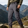 thumbnail image 4 of SAWOBUUN Men's Cargo Pants Water Resistant Windproof Outdoor Hiking Trousers with Multi Pocket, 4 of 9