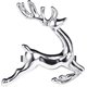 thumbnail image 1 of Set of 8 Christmas Silver Elk Napkin Rings- Chic Napkin Holder Alloy Napkin Ring for Xmas, Thanksgiving, Holidays Party Dinning Table Setting Weddings Gathering Decoration, 1 of 5