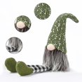 thumbnail image 5 of 2 uds/3 uds. De gnomos de felpa tejidos a cuadros de lana con piernas largas, decoración navideña para el hogar, regalo de Navidad para niños, 5 of 5