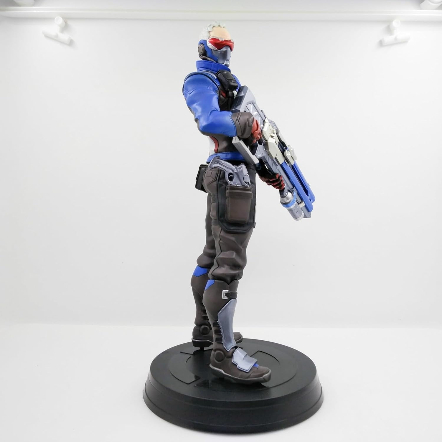 Jack Morrison Figure, Holding A Gun Jack Morrison Action Figures 35cm/13.8inch PVC Character Figurine Model Collectible Handicrafts Anime Gift