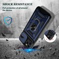 thumbnail image 4 of SOGA Compatible for Apple iPhone 13 Pro Max Case with Camera Screen Protector Cover Rugged ShockProof Drop Protection Phone Case with Magnetic Kickstand Mount Plate [Blue], 4 of 7