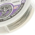thumbnail image 2 of Gudebrod 0.024" 7 Strand Bright Stainless Steel Metal Jewelry Tigar Tail Wire, 100ft., 2 of 5