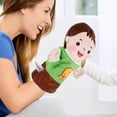 thumbnail image 3 of 2Pcs Hand Puppet Figures Story Doll Figures Hand Puppets Realistic Puppet Figures for Kids, 3 of 4