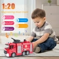 thumbnail image 4 of Remote Control Fire Truck Toy - Fireman Fire Truck with Jet Pump and Lights, Red Fire Truck Toy for 3 Year Old Boys, Girls and Toddlers, 4 of 6