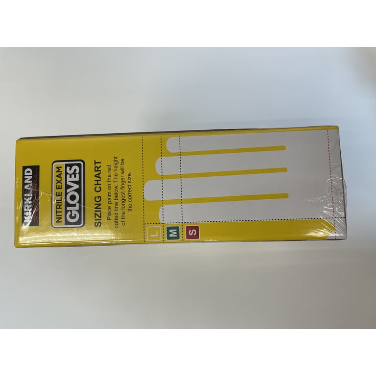 Kirkland Signature Disposable Nitrile Gloves, Large, 400 Count