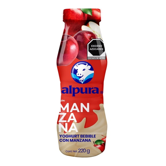 Yoghurt bebible Alpura manzana 220 g