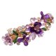 thumbnail image 3 of Pack de 4 pasadores decorativos con forma de flor para el pelo, accesorios de metal, pasadores a presión, horquillas para el pelo, coletas gruesas, moños, para mujer, de Casewin, 3 of 5