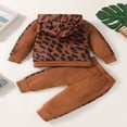 thumbnail image 2 of EIMELI Bébé Garçons 2PCS Pantalon Ensembles Manches Longues Col Rond Sweat-Shirt Tops Ensembles de Pantalons de Couleur Unie, 2 of 6