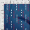 thumbnail image 1 of oneOone Coton Bio Voile Tissu Flèche Signe Tissu Imprimé Kasuri BTY 42 Pouces de Large, 1 of 4
