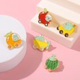 thumbnail image 3 of Guardurnaity Broches de dibujos animados de rana con forma de fruta, pines de solapa esmaltados, insignia, accesorios de regalo para niñas, Clips Accesorios de disfraces XZ5344, 3 of 6