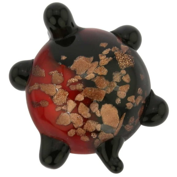 GlassOfVenice Murano Glass Turtle Pendant