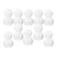 thumbnail image 3 of 10 bolas de espuma para muñecos de nieve, manualidades navideñas, para bodas e invierno. 14 cm, 3 of 9