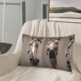 thumbnail image 5 of Daiia Funny Horse Faces Expressions Bedding Waterproof Pillow Protector Zippered Queen – Bed Bug Proof Pillow Encasement-14"x20", 5 of 6