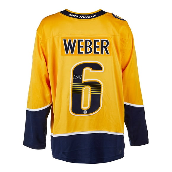Shea Weber Autographed Nashville Hockey Fan Replica Jersey