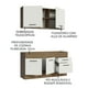 thumbnail image 4 of Cocina Integral 150cm Marrón/Blanco Agata Madesa, 4 of 5