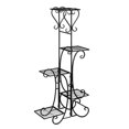 thumbnail image 5 of Ktaxon 5-Tier Metal Flower Plant Stand, Indoor Outdoor Flower Pot Holder Shelf for Patio Garden, 5 of 7